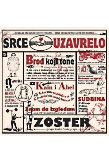 Zoster - Srce uzavrelo CD - omot