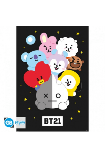 Bt21 - Poster Maxi 91.5X61 - Characters - slika proizvoda
