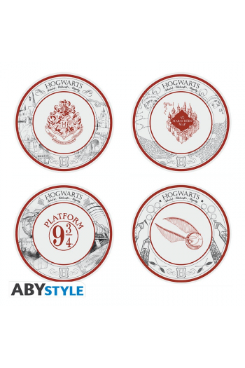 Harry Potter - Set Of 4 Plates - Harry Potter Universe - slika proizvoda