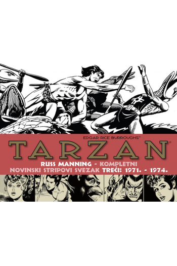 Tarzan – Kompletni novinski stripovi, Svezak treći: 1971. – 1974. - naslovnica