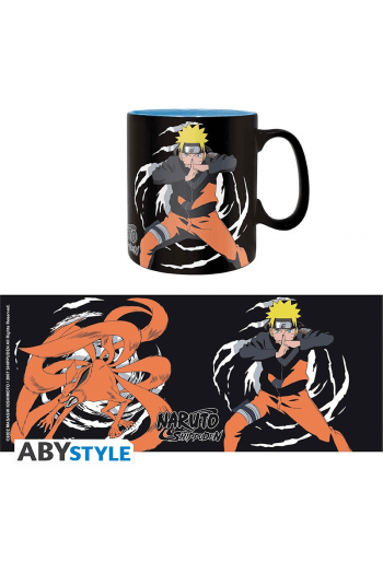 Naruto Shippuden - Mug - 460 ml - Naruto & Kurama - With Box - slika proizvoda