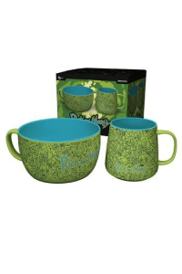 Rick And Morty - Breakfast Set Mug + Bowl - Pattern - slika proizvoda