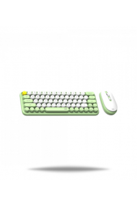 Set bežični miš i tipkovnica Fantech Mochi 65 WK896 BS sivo-bijela