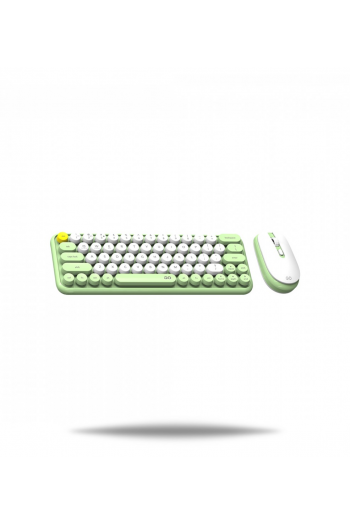 Set bežični miš i tipkovnica Fantech Mochi 65 WK896 BS sivo-bijela - slika proizvoda