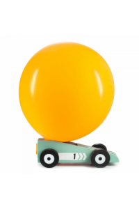 Mintstar - balloon car - mint - orange balloon