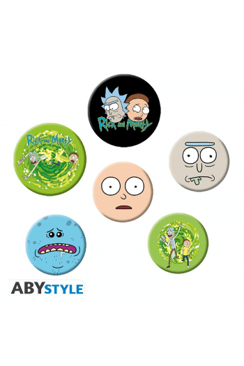 Rick And Morty - Badge Pack - Characters - slika proizvoda