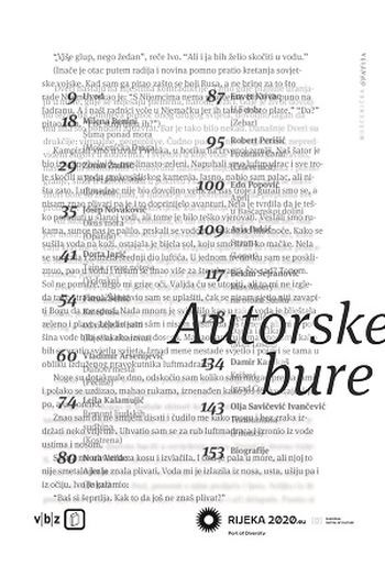 Autorske bure - zbornik - naslovnica