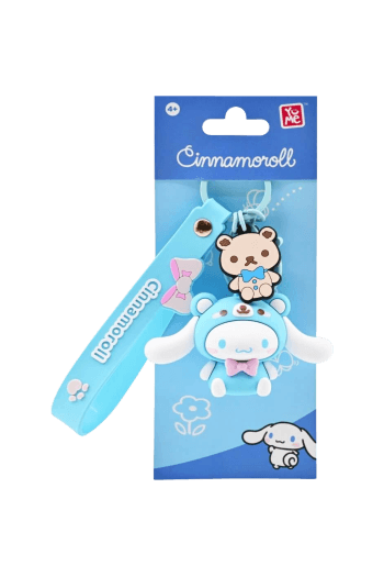 Yume Hello Kitty & Friends Animal Series Keychain With Hand Strap - Cinnamoroll - slika proizvoda