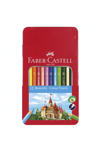 Boje drvene 12boja metalna kutija Faber Castell 115801 ~ 1/6 - slika proizvoda