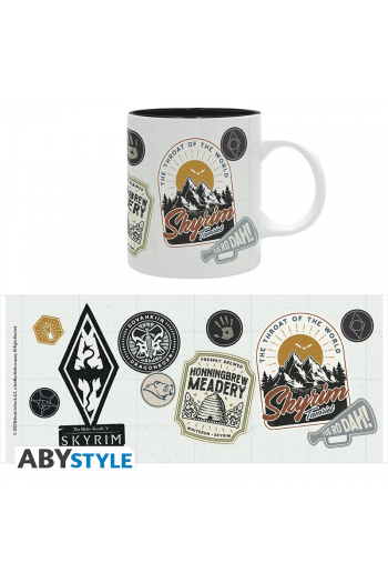 Skyrim - Mug - 320 Ml - Badges - Subli -Box - slika proizvoda