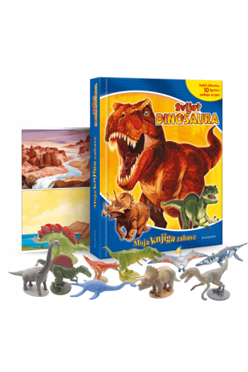 Svijet Dinosaura: Moja knjiga zabave (Slikovnica) - naslovnica