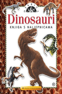 Dinosauri s naljepnicama - crveni - naslovnica