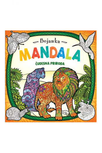Bojanka mandala - čudesna priroda - naslovnica
