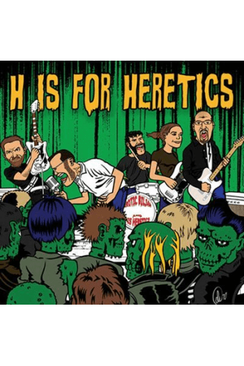 Erotic Biljan & His Heretics - H Is For Heretics CD - omot