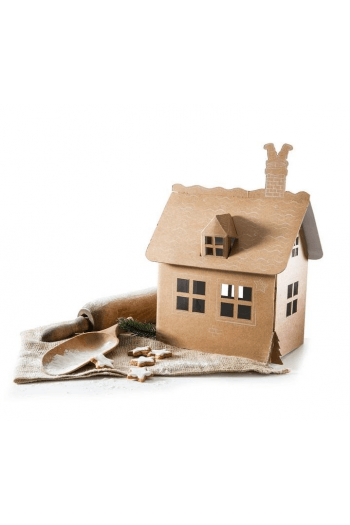 My first Gingerbreadhouse , house to color , paper , 26x29x18cm (6) - slika proizvoda