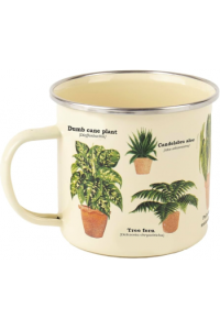 Houseplant Ecology Enamel Mug - slika proizvoda
