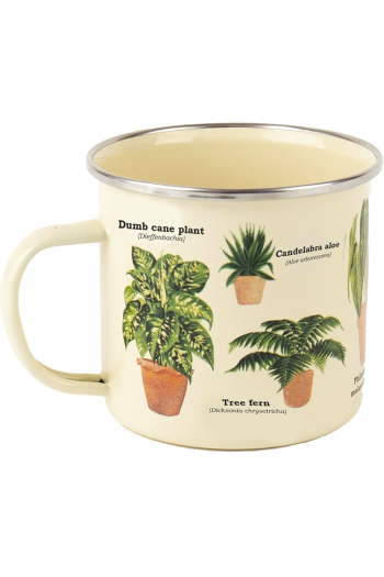 Houseplant Ecology Enamel Mug - slika proizvoda