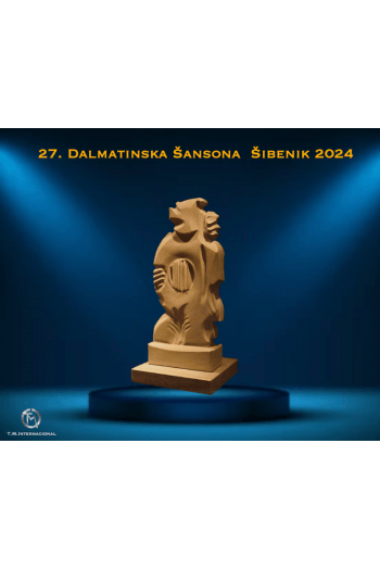 Razni izvođači - 27. dalmatainska šansona, Šibenik 2024 CD - omot