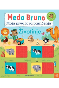 Medo Bruno: Moja prva igra pamćenja - Životinje (Slikovnica) - naslovnica