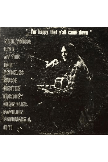 Neil Young - Dorothy Chandler Pavilion 1971 CD - omot