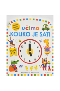 KT Učimo koliko je sati (Slikovnica) - naslovnica