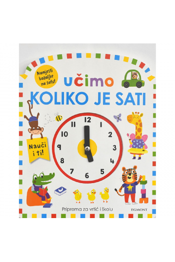 KT Učimo koliko je sati (Slikovnica) - naslovnica
