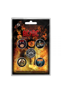 AC/DC Badge Set Highway to Hell