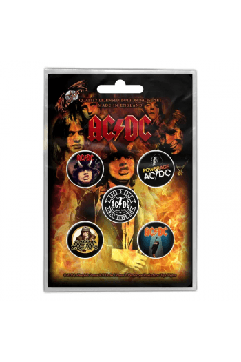 AC/DC Badge Set Highway to Hell - slika proizvoda