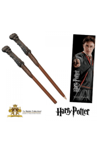 Noble Collection - Harry Potter - Wands - Harry Potter Wand Pen And Bookmark