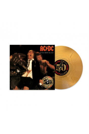 AC/DC - If You Want Blood, You've Got It (50th Anniversary Gold Vinyl) LP - omot