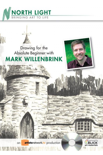 The "North Light Drawing for Absolute Beginners" DVD with Mark Willenbrink - naslovnica