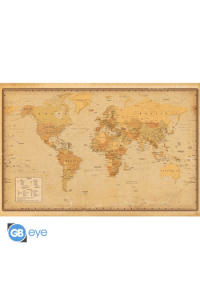 Harper Collins - Poster Maxi 91.5X61 - Antique World Map 21 - slika proizvoda