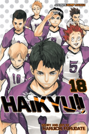 Haikyu!!, Vol. 18 (Manga) - naslovnica