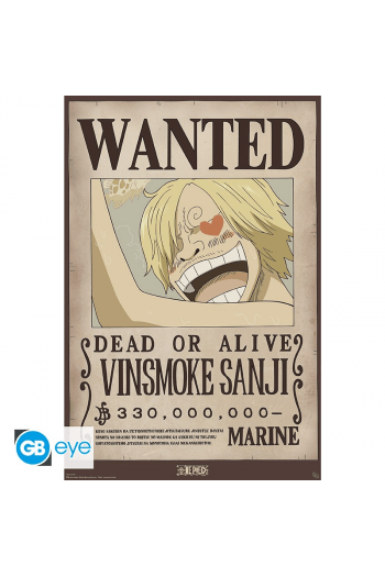 One Piece - Poster Maxi 91.5X61 - Wanted Sanji - slika proizvoda