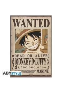 One Piece Poster Wanted Luffy New 2 (91.5x61cm) - slika proizvoda
