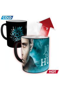 Supernatural - Mug Heat Change - 320 Ml - Sam And Dean Symbol