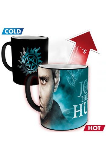 Supernatural - Mug Heat Change - 320 Ml - Sam And Dean Symbol - slika proizvoda