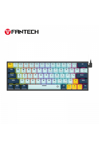 Tipkovnica gaming žična mehanička Fantech Atom 63 Red SW. MK874V2 Sky Blue - slika proizvoda