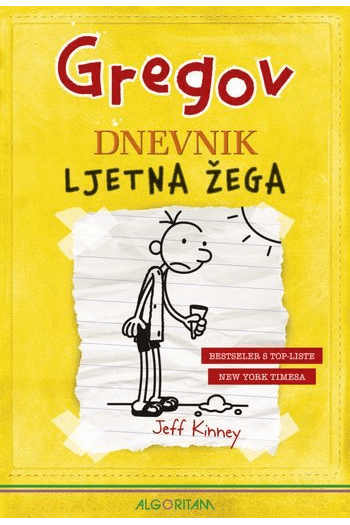 Gregov dnevnik #04: Ljetna žega - naslovnica