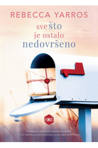 Sve što je ostalo nedovršeno - naslovnica