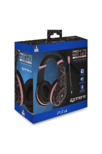 4Gamers Ps4 Stereo Gaming Headset Pro4-70 Rose Gold Edition - Abstract Black - slika proizvoda