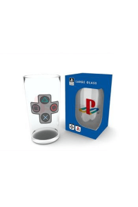 Playstation - Large Glass - 400 ml - Buttons - Box