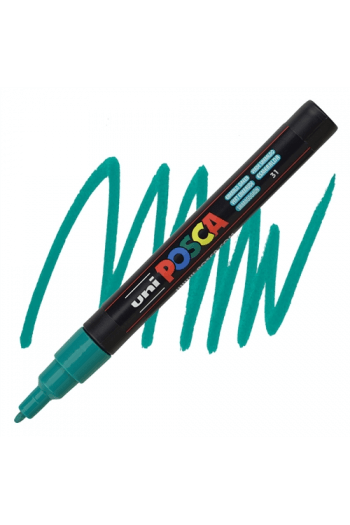 Marker Uni pc-3m Posca smaragdno zeleni (emerald) - slika proizvoda