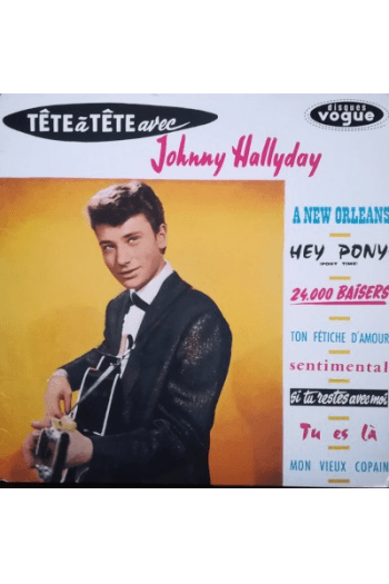 Johnny Hallyday - Tete A Tete Avec Johnny Hallyday LP - omot