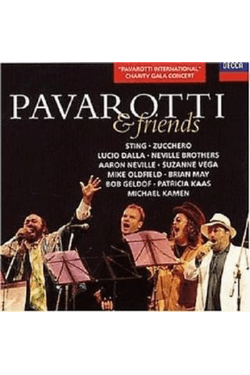 Pavarotti, Sting, Zuchero, Dalla, Vega, Geldorf - Pavarotti & Friends CD - omot