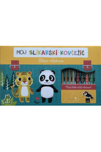 Moj slikarski kovčežić - Crtam mladunce (Slikovnica) - naslovnica