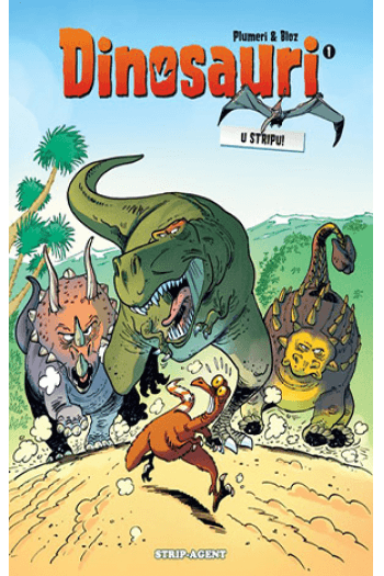 Dinosauri u stripu!  knjiga 1 - naslovnica
