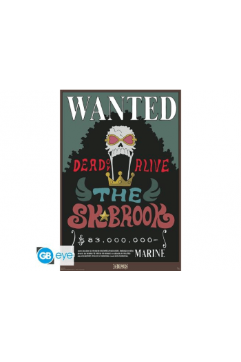 One Piece - Poster Maxi 91.5X61 - Wanted Brook - slika proizvoda