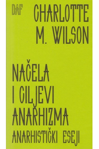 Načela i ciljevi anarhizma - naslovnica