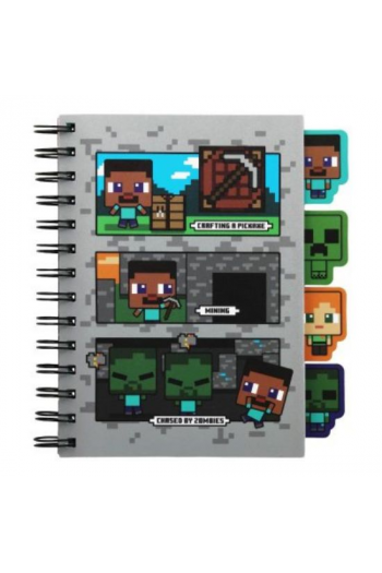 Paladone Minecraft Notebook With Dividers - slika proizvoda
